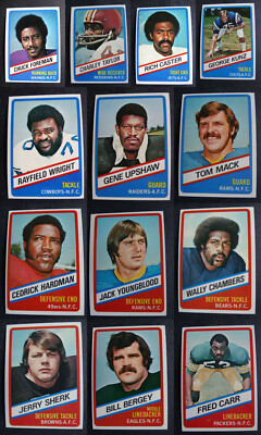 1976 Topps Wonder Bread Football Cards Complete Your Set U Pick List 1-24