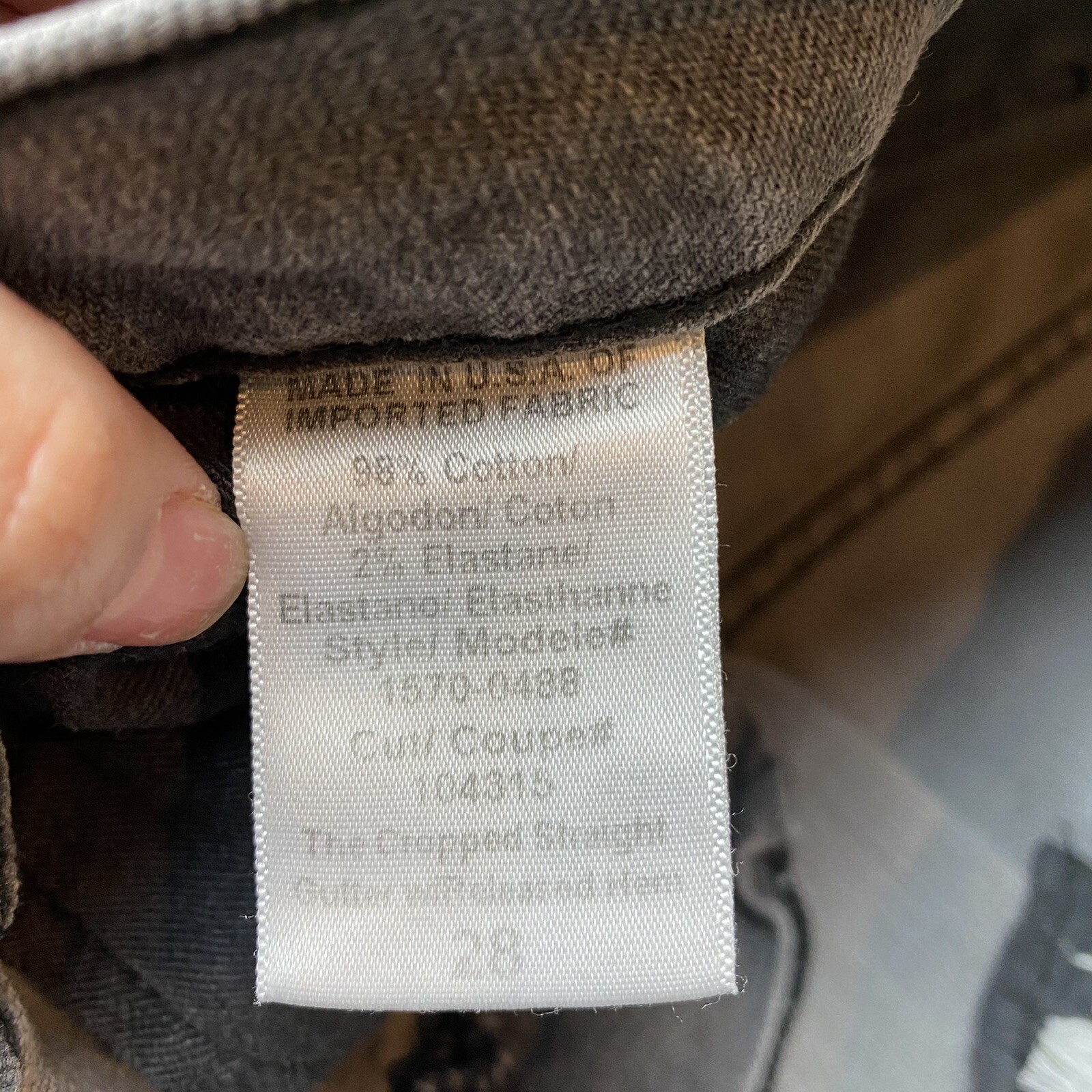 Current/Elliott Cropped Straight Gutter gray jean… - image 7