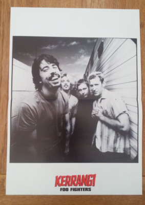 FOO FIGHTERS / PANTERA  2-sided magazine Centrefold POSTER  17 x 11 inches
