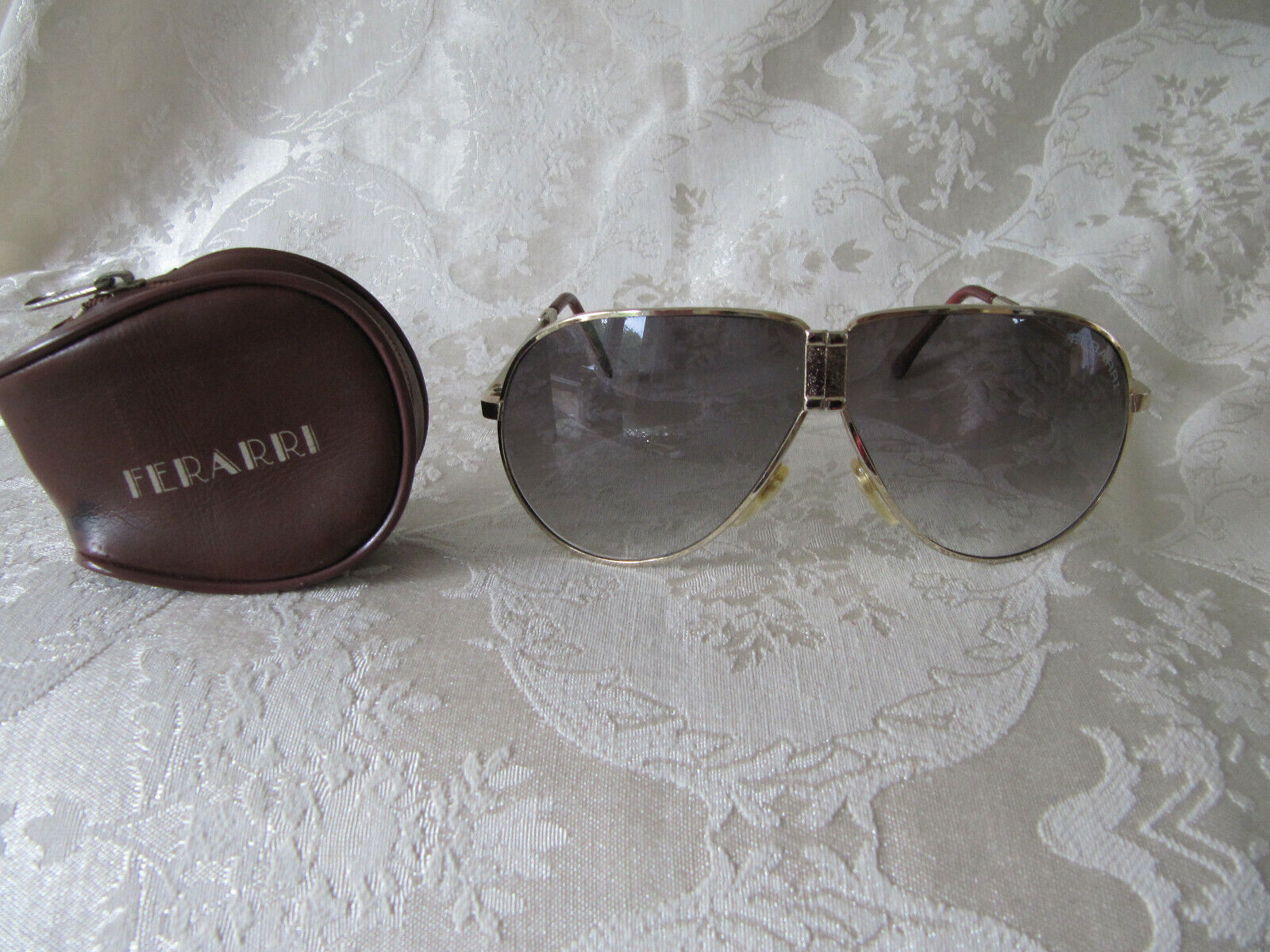 Vintage Ferrari Folding Sunglasses With Indefinitely Case Original Ranking TOP6