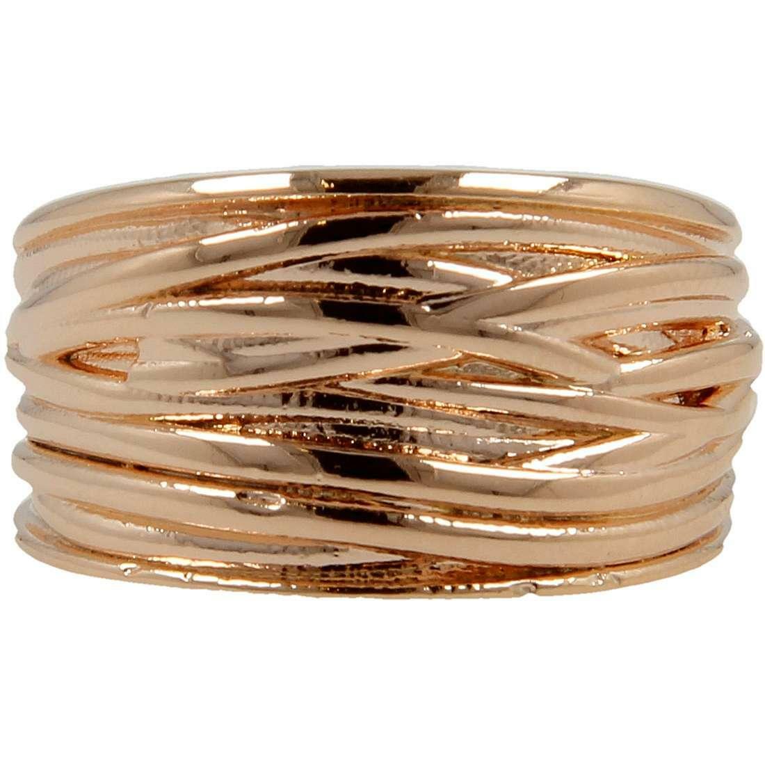 Unisex Ring Pietro Ferrante AOR2907/L in Bronze with Rose Gold Finish