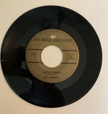 Jay Saunders Ace of Hearts b/w Billy John Michele Records Rockabilly 1963