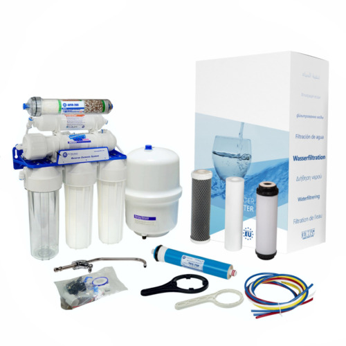 Aquafilter® 9 stages reverse osmosis system water filter + energizer Aifir 200-