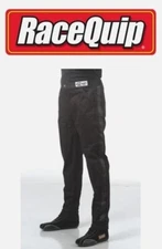 RaceQuip 112007 Black Single Layer Driving Pants; Size 2XLG New in Box