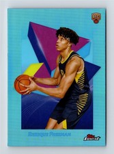 2024-25 Finest #39 Enrique Freeman Sky Blue Refractor