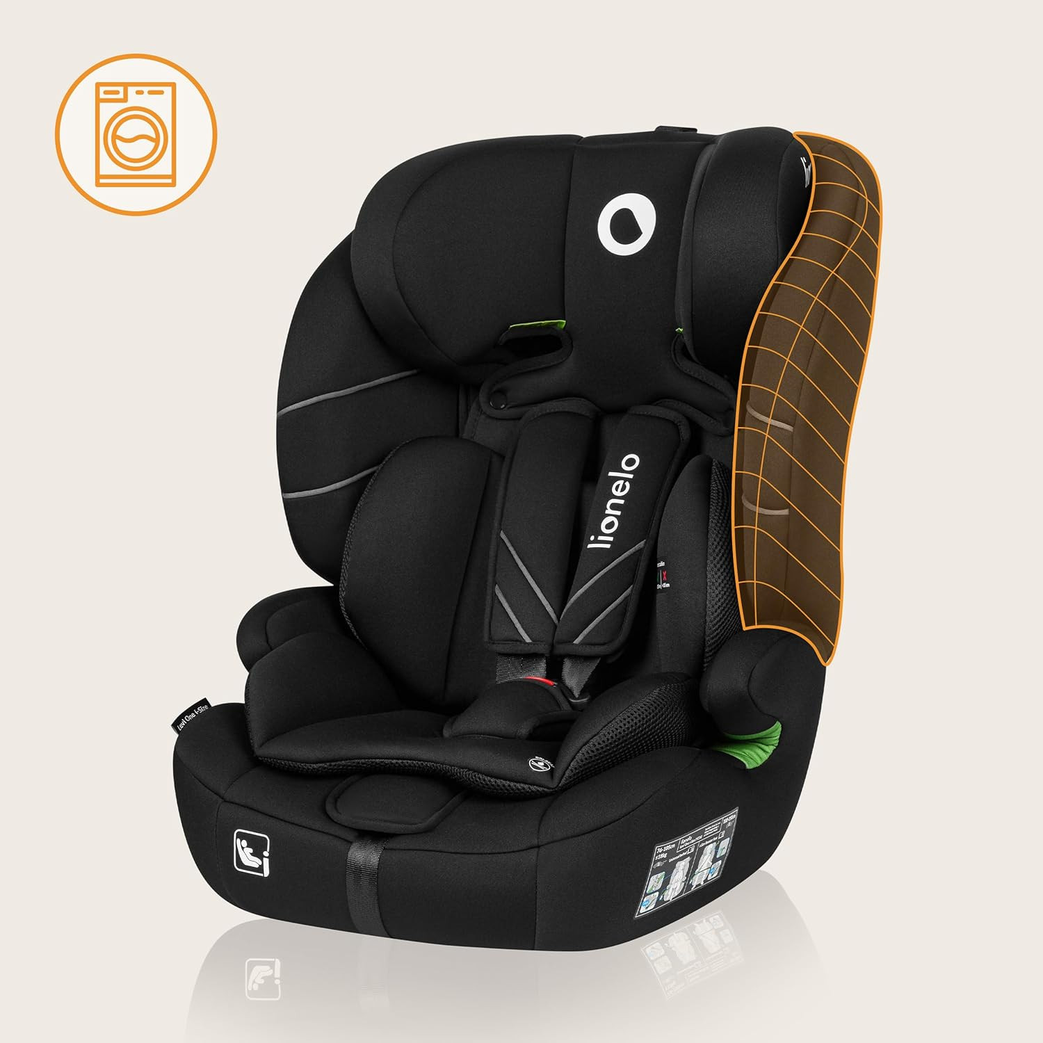 Seggiolino Auto LEVI I-Size per Bambini 76-150 cm foto 5