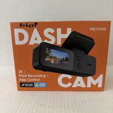 Rexing V1 Lite 2K Wi-Fi Dash Cam with USB-C Connection and 32GB microSD Card