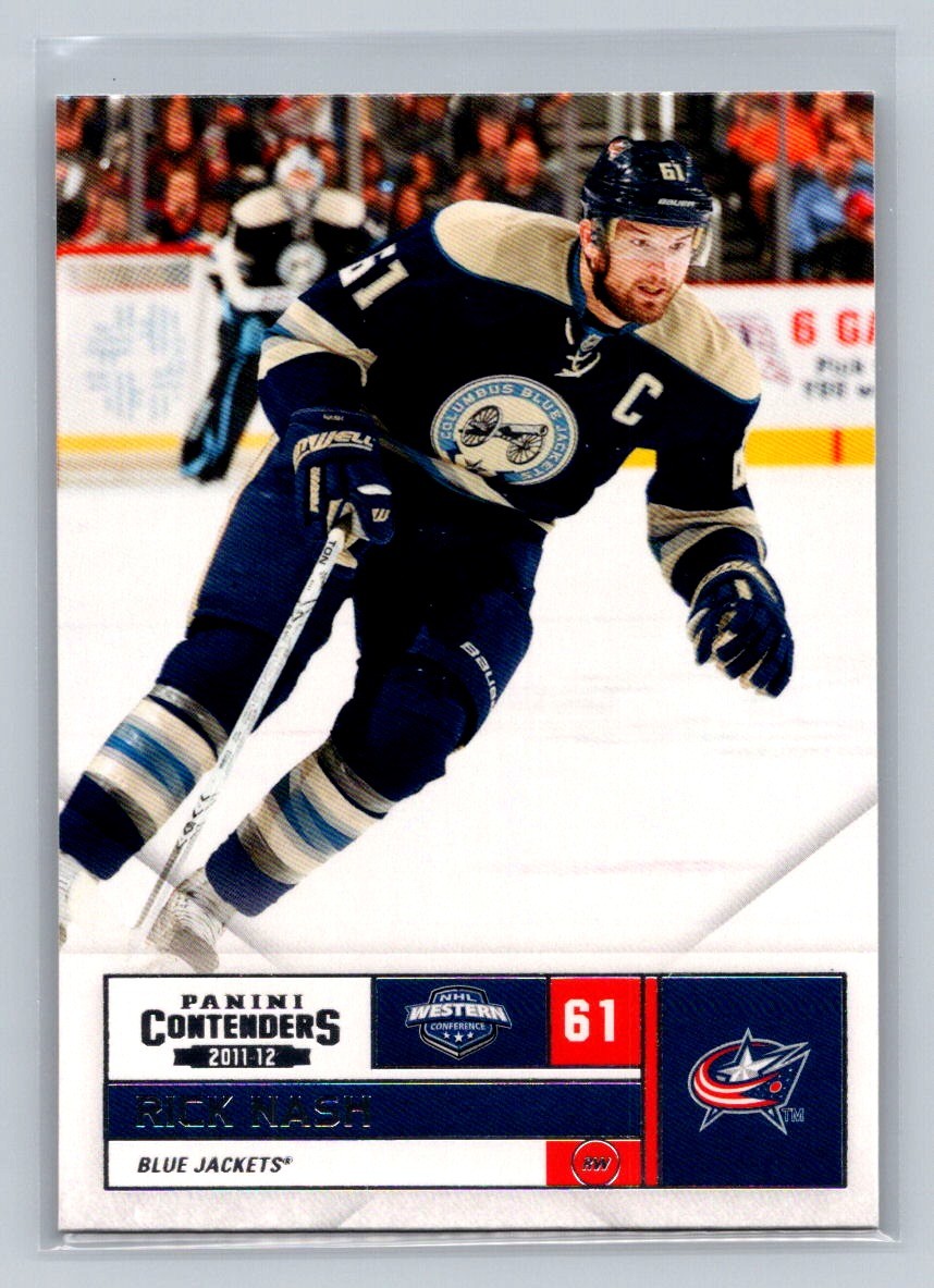 2011 Panini Contenders #61 Rick Nash Columbus Blue Jackets
