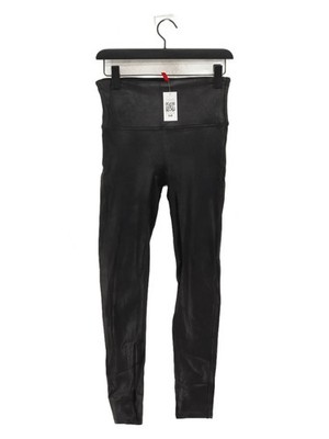 Spanx Damen Leggings UK 16 schwarz Nylon mit Elasthan, Polyester volle Länge