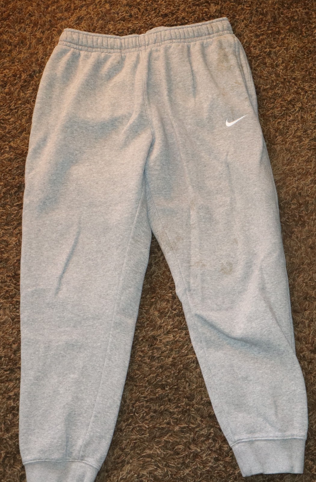 Men's Nike Sweatpants Gray Size Medium