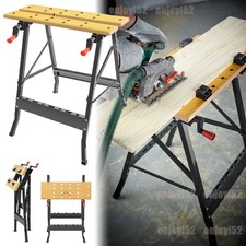 Foldable Workbench Bench Heavy Duty Portable Work Table for Garage Workshop DIY