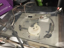 Project/One DR-III Direct Drive Turntable Vintage Record Player Powers On w/ Lid