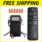 Compact 3-Speed Fan Remote Control with Automatic Temperature & Timer Settings