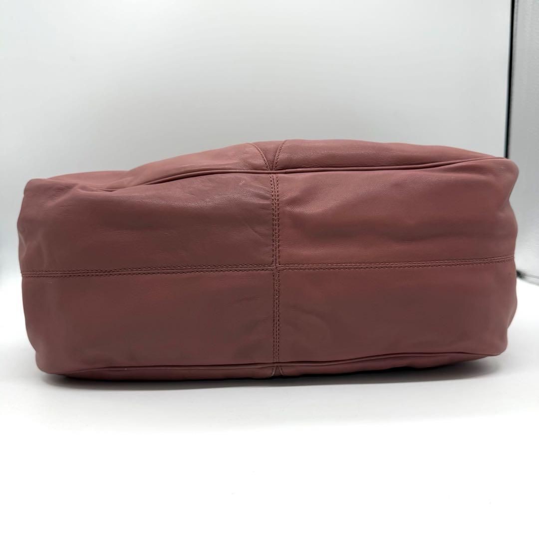 Francesco Biasia Leather Tote Bag Pink Archive Y2K Grunge Vintage