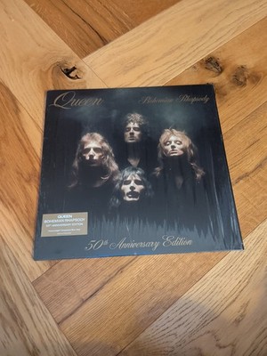 Queen Bohemian Rhapsody 12'' Blue Vinyl 50th Anniversary Record 
