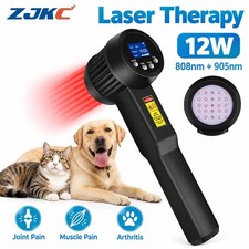 12W 808nm 905nm Veterinary Class 4 Laser Therapy for Dog Arthritis Hip Dysplasia