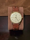 Timex Vintage Hand Wind Mens Gold Tone Champagne Dial 2 Bands Included
