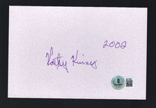 Kathy Kinney signed 4x6 card Beckett Authenticated The Drew Carey Show