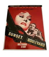 Sunset Boulevard  4K UHD Blu-ray 75th Anniversary Gloria Swanson William Holden