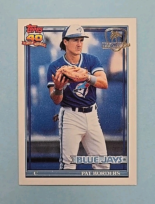 1991 Topps Desert Shield Pat Borders #49 Card B