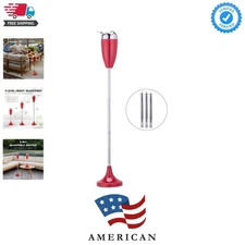 Adjustable Floor Standing Ash Tray, Smokeless Outdoor Ashtray with Lid for Ho...