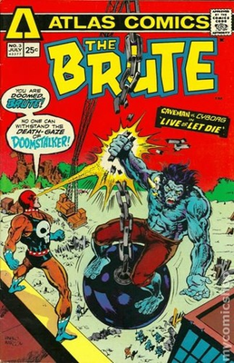#ad Brute #3 VG FN 5.0 1975 Stock Image Low Grade $2.90