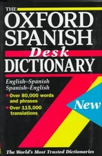 The Oxford Spanish Desk Dictio - Hardcover - VERY GOOD
