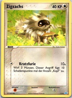 Pokémon Zigzachs 7/10 Latios Trainer Kit 2003 Deutsch