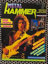 METAL HAMMER Nr. 11 / 1984 * komplettes Heft mit allen Postern *PURPLE*METALLICA