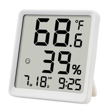 Room Hygrometer Indoor Thermometer for Home, Small Digital Temperature Humidi...