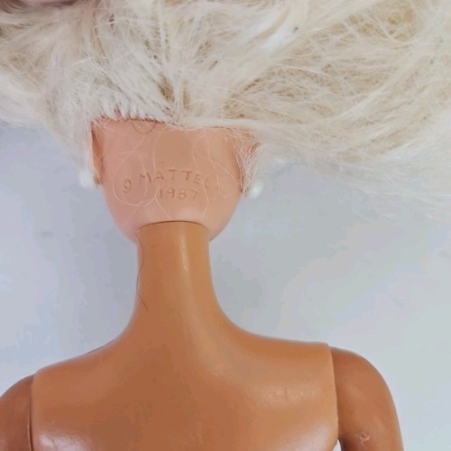 Patrón Barbie Sirena Mar Gemelos Hermana Muñeca Desnuda Rubia Pendientes - Imagen 8 de 8