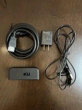 Roku Express 3910X Media Streaming Device Charger Block And Cords No Remote