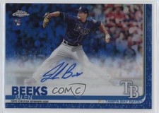 2019 Topps Chrome Rookie Blue Refractor 41/150 Jalen Beeks #RA-JBE Auto 0c9g
