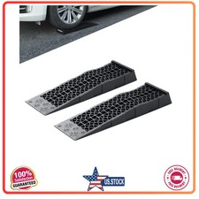 Ramps Low Profile Plastic Car Service Ramps 3 Ton Truck Vehicle - 2 Pack