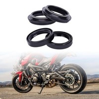 Motorrad Vordergabel ÖLdichtring Und Staubdichtring Set Schwarz Ersatzteile