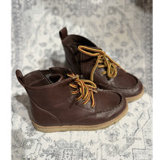 Cat & Jack Brown Lace-Up Bootie Boys Size 11 ...