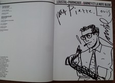 Dédicace LOUSTAL - Barney et la boîte bleue - Paringaux - Casterman - EO 1987