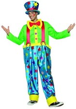 Star Clown Circus Man Costume Adult Standard
