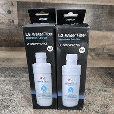 Lot 2 LG Genuine LT1000P/PC/PCS Refrigerator Replacement Water Filter is SEALED