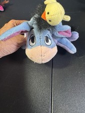 Disney Winnie The Pooh Spring Eeyore 8  Mini Bean Bag Plush Mattel Fisher Price