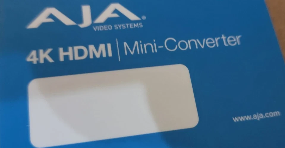 AJA Hi5-12G 4K HDMI Mini converter 4K / HD SDI / HDMI conversion - Image 2 of 2