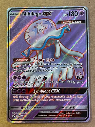 Nihilego GX Holo Ultra Rare SM - Crimson Invasion 49/111 LP