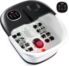 Foot Spa with Heat and Massage and Jets Includes A Remote Control A Pumice Stone