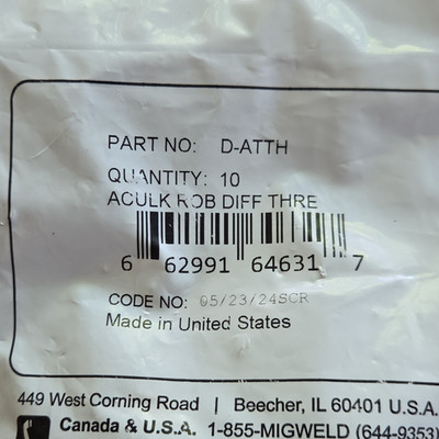 Bernard D-ATTH Contact Tip 10-Pack Replacement Tips