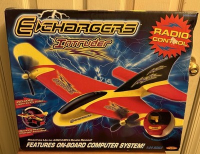 E-chargers Intruder Radio Control Aircraft 2001 Spin Master Toys Open Box