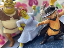 Shrek 2007 McDonald's Happy Meal Toys - Lot Of 4