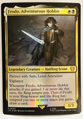 Frodo, Adventurous Hobbit - #2- FOIL-Commander:LOTR-Tales Of Middle-earth-NM