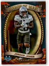 2024 Bowman U Chrome Ramblin' Man Jordan James #RM-7 Oregon Ducks