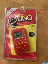 1997 UNO Handheld Electronic Game MGA-825 NOT TESTED NO BATTERIES 