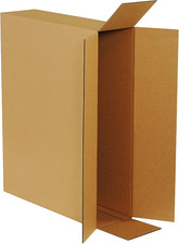 26X6X20 Corrugated Cardboard Boxes, 26"L X 6"W X 20"H , Pack of 10 Shipping, P